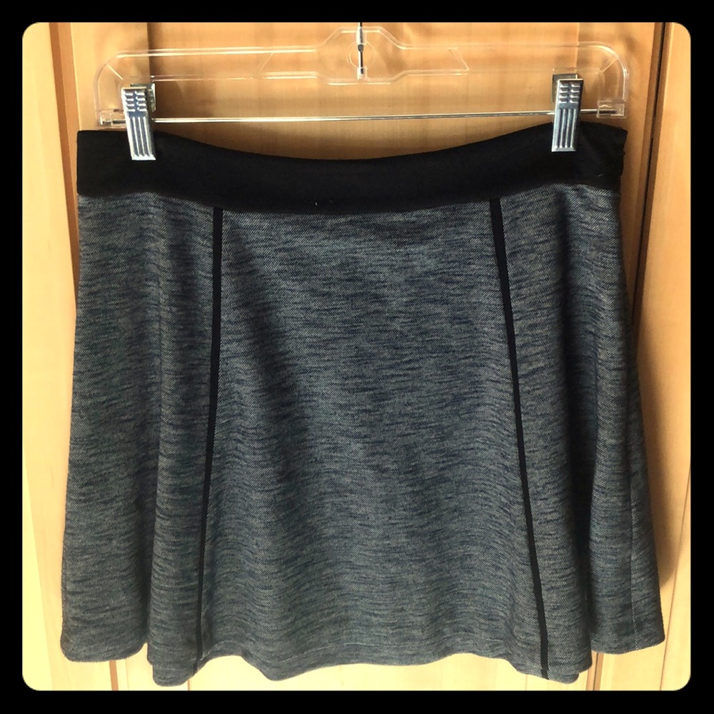Theory cotton navy mini skirt